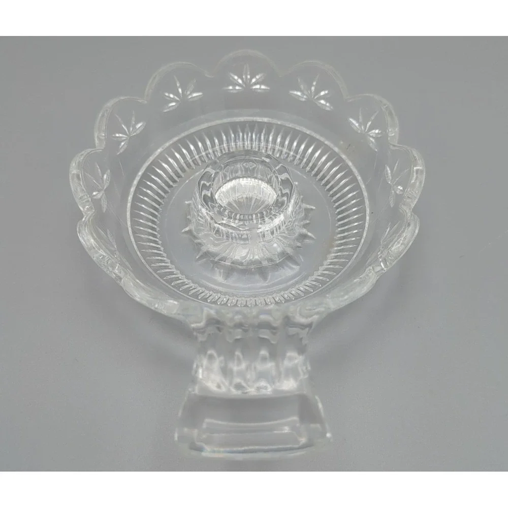 Vintage Partylite Clear Lead Crystal Chamberstick, Exellent Used Condition - Picture 10 of 11